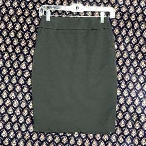 Express size 0 plain black pencil skirt